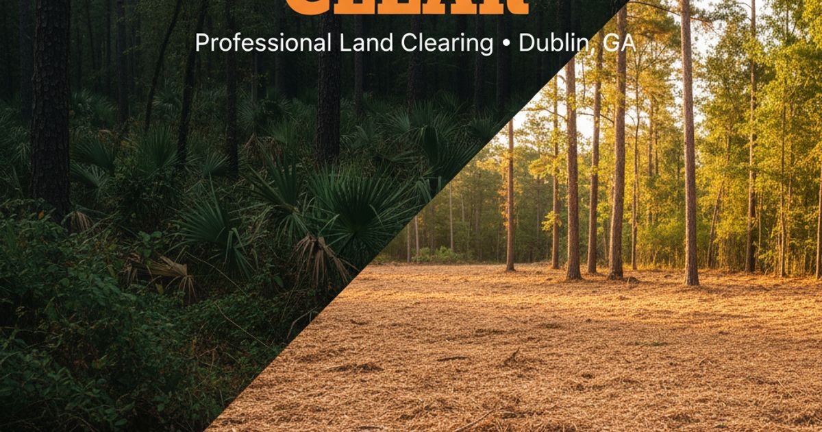 Land Clearing Dublin GA | Forestry Mulching & Lot Clearing Laurens County